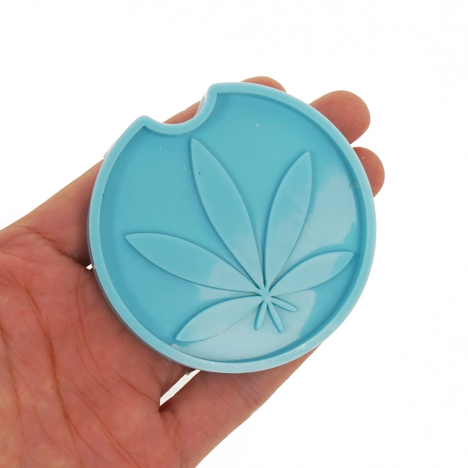 1 piece Blue Silicone Car Cup Coaster Mold Leaf Coaster Molds DIY Hand Craft Gift 10364156