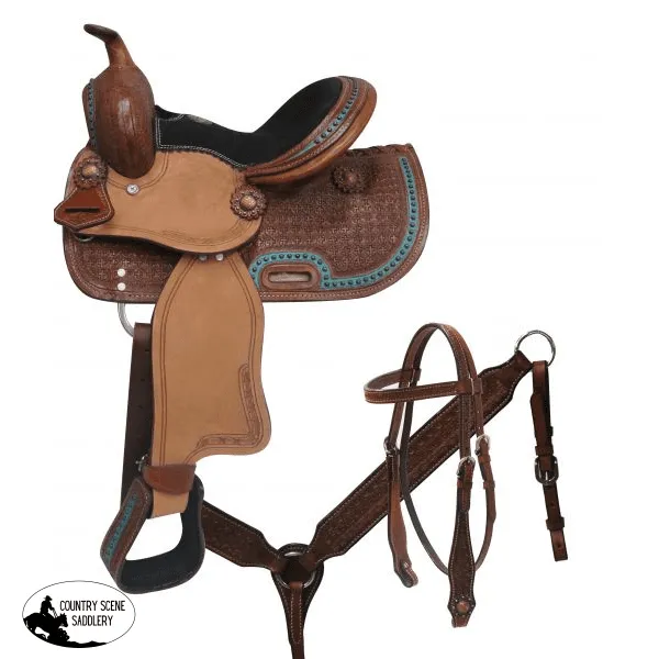 10" Double T  Youth/Pony saddle set.