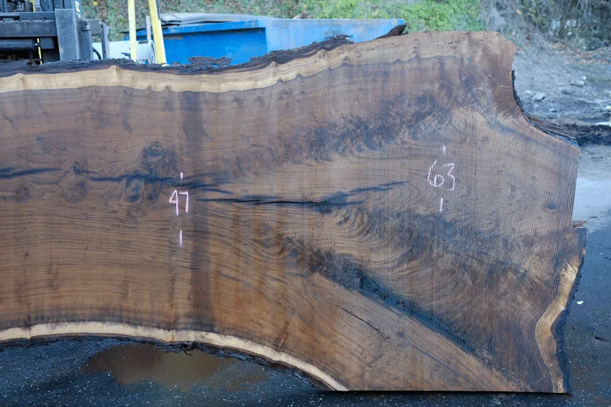 112918-11 Oregon Black Walnut Slab