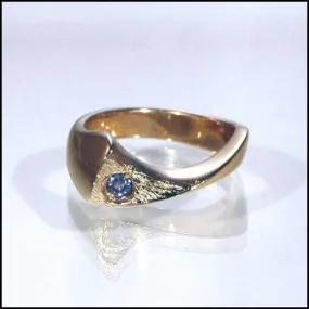 14kt Yellow Gold Tanzanite Ring Size 5.5