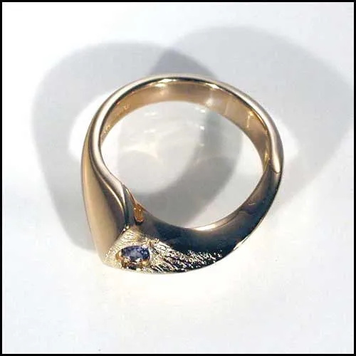 14kt Yellow Gold Tanzanite Ring Size 5.5