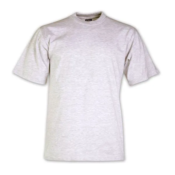 170g Combed Cotton T-shirt - Grey Melange - While stocks last