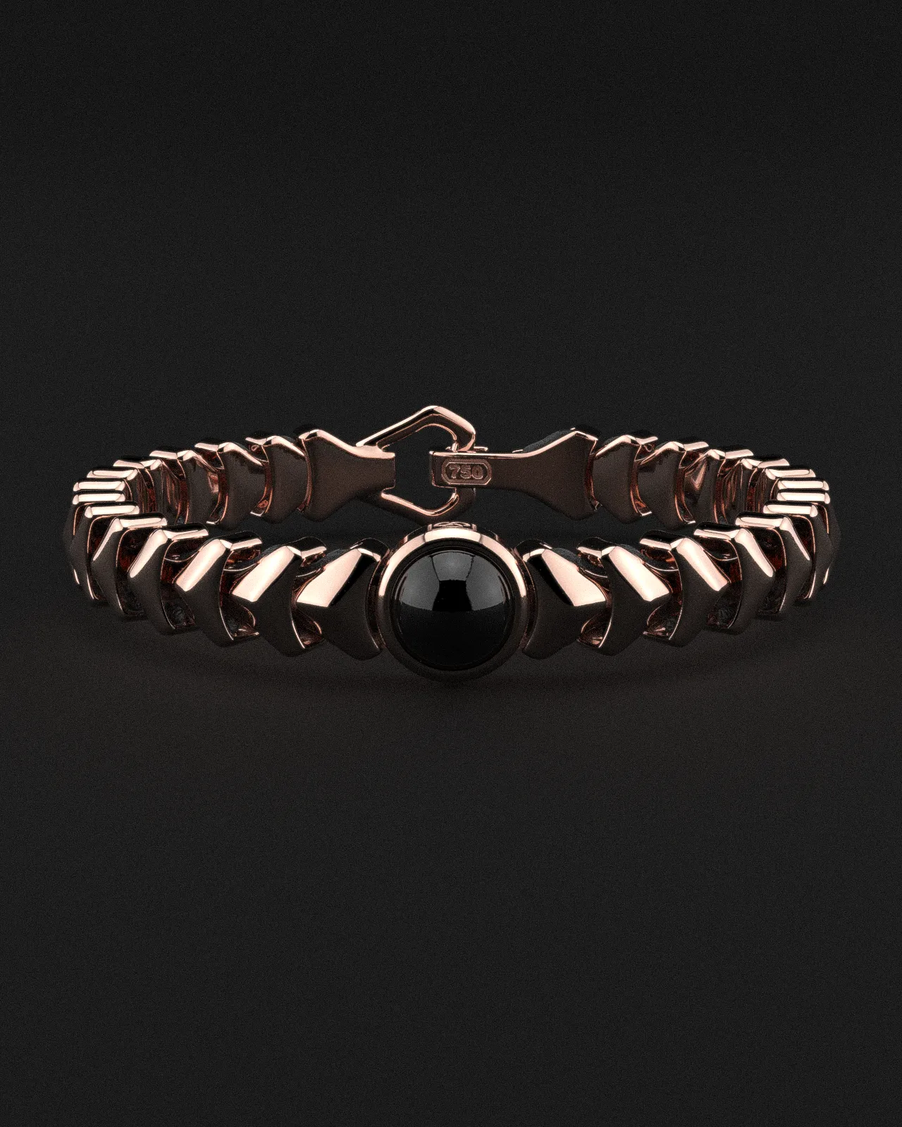 18k Solid Rose Gold Bracelet | Kudos