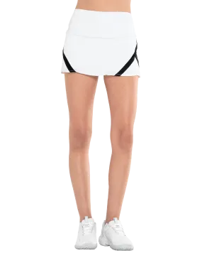 197708-102 | REFLEX SKIRT-13 | WHITE/BLACK