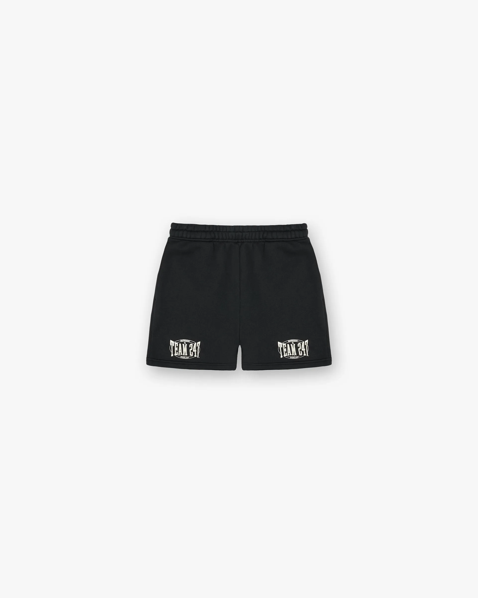 247 X Everlast Training Camp Jersey Shorts - Off Black