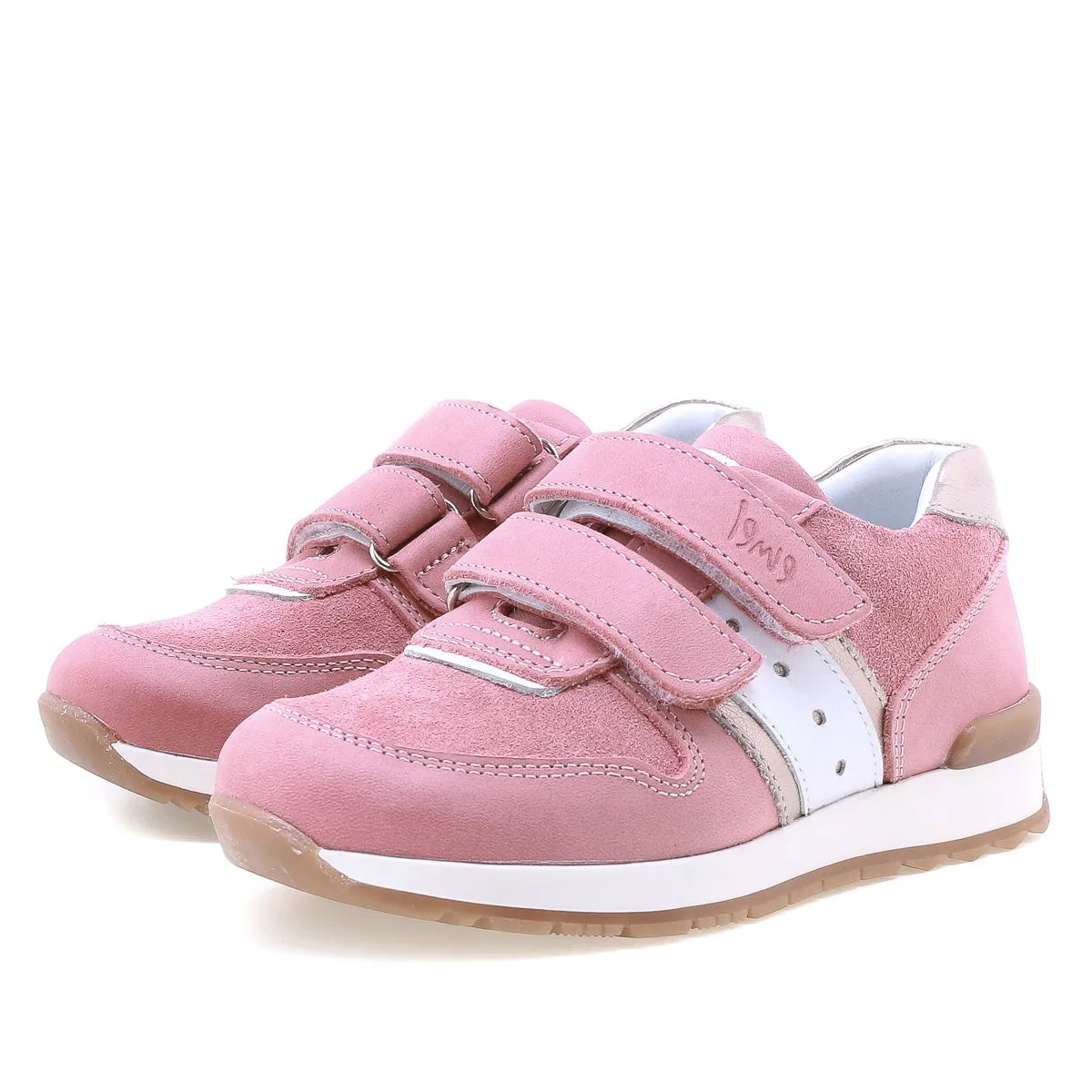 (2683-15) Low Velcro sneaker pink