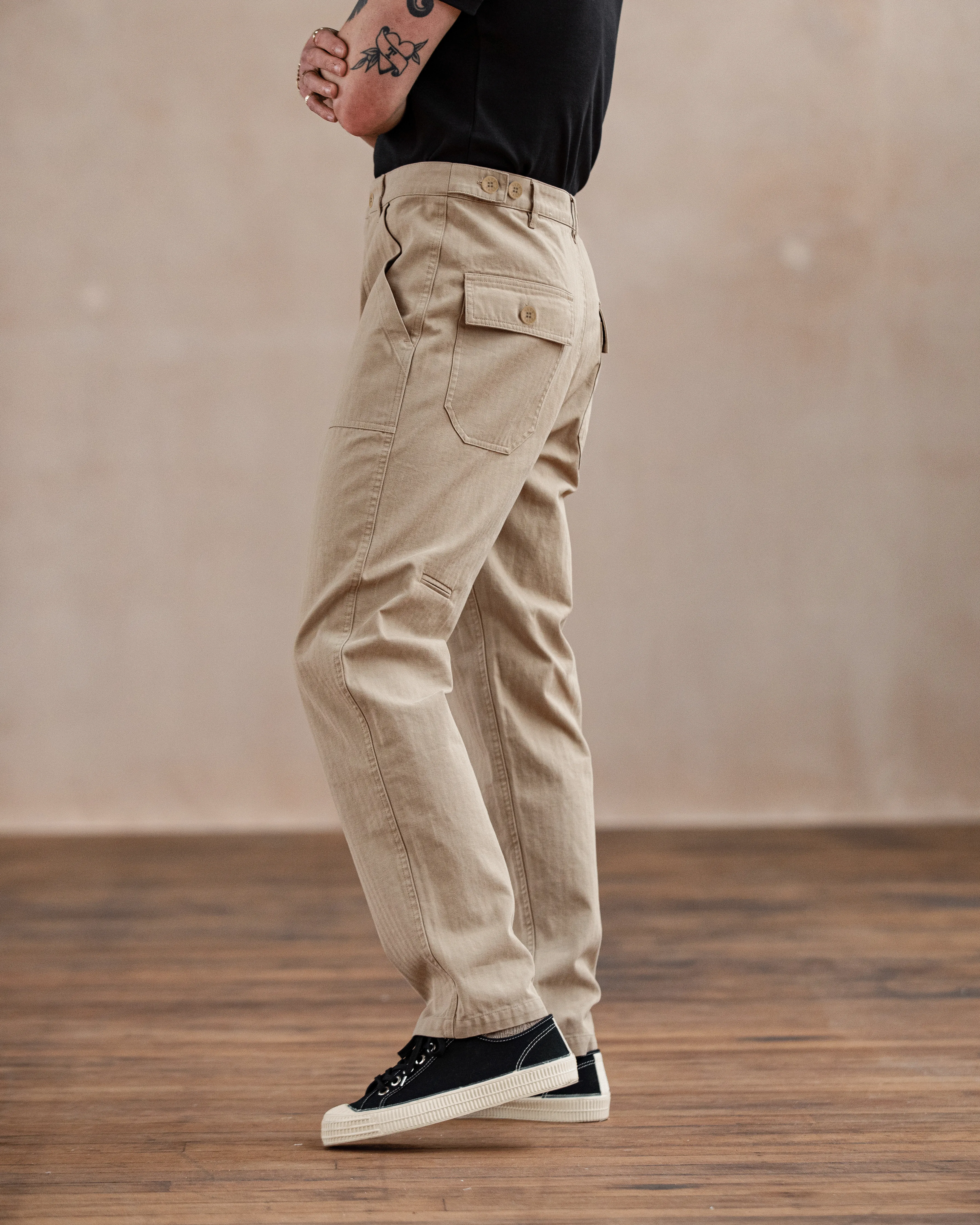 304 Service Fatigue Pants - Stone