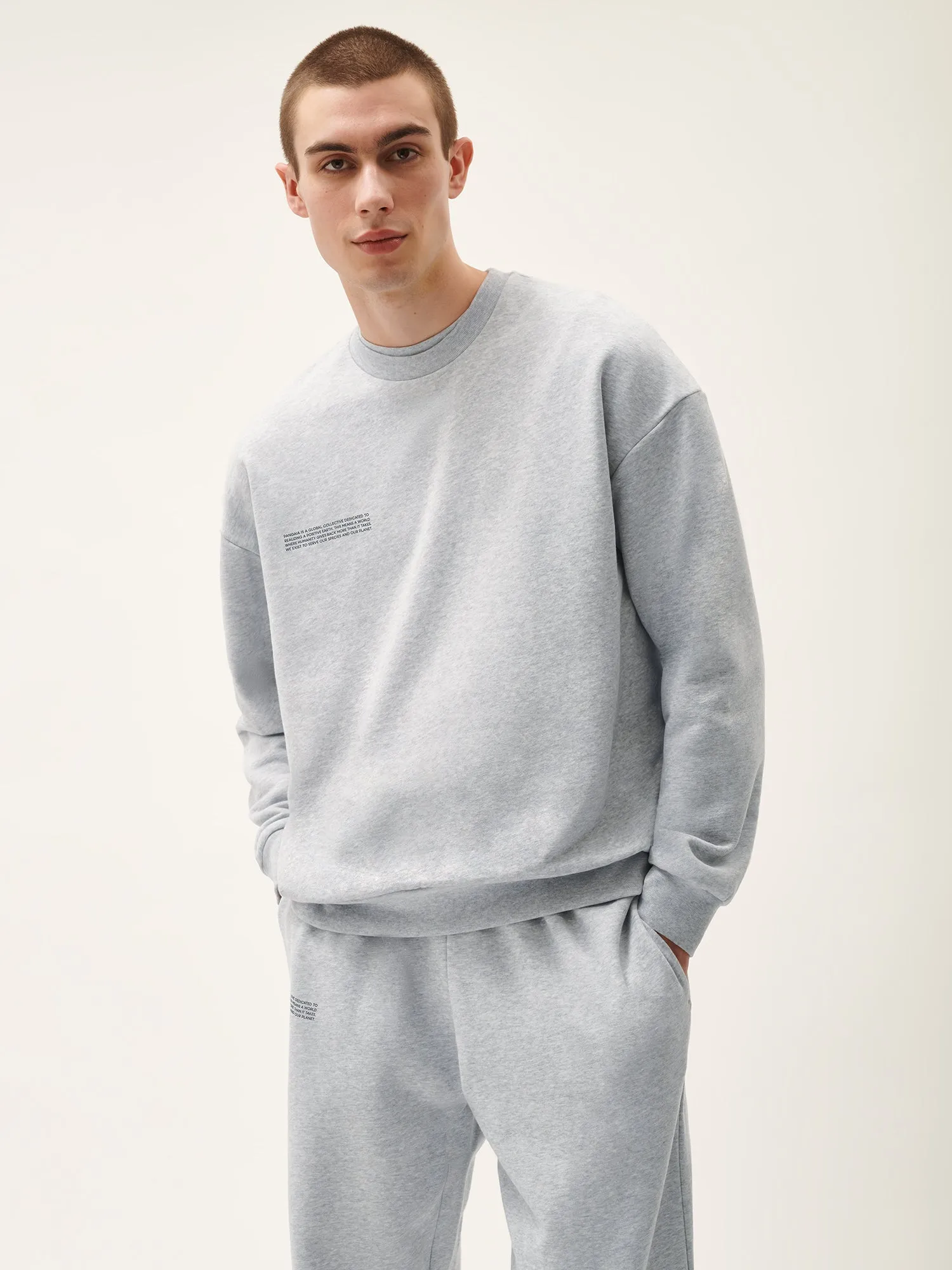 365 Midweight Sweatshirt—grey marl