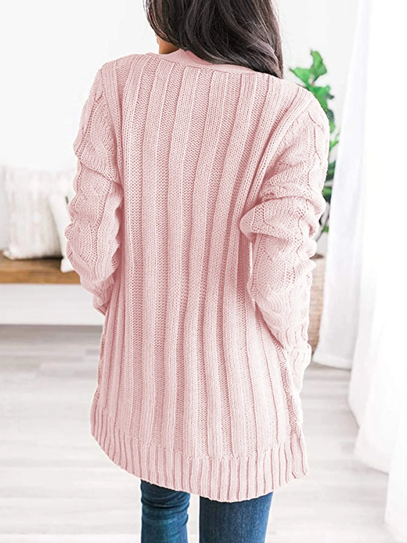 7 Cable-Knit Button Down Cardigan Sweaters