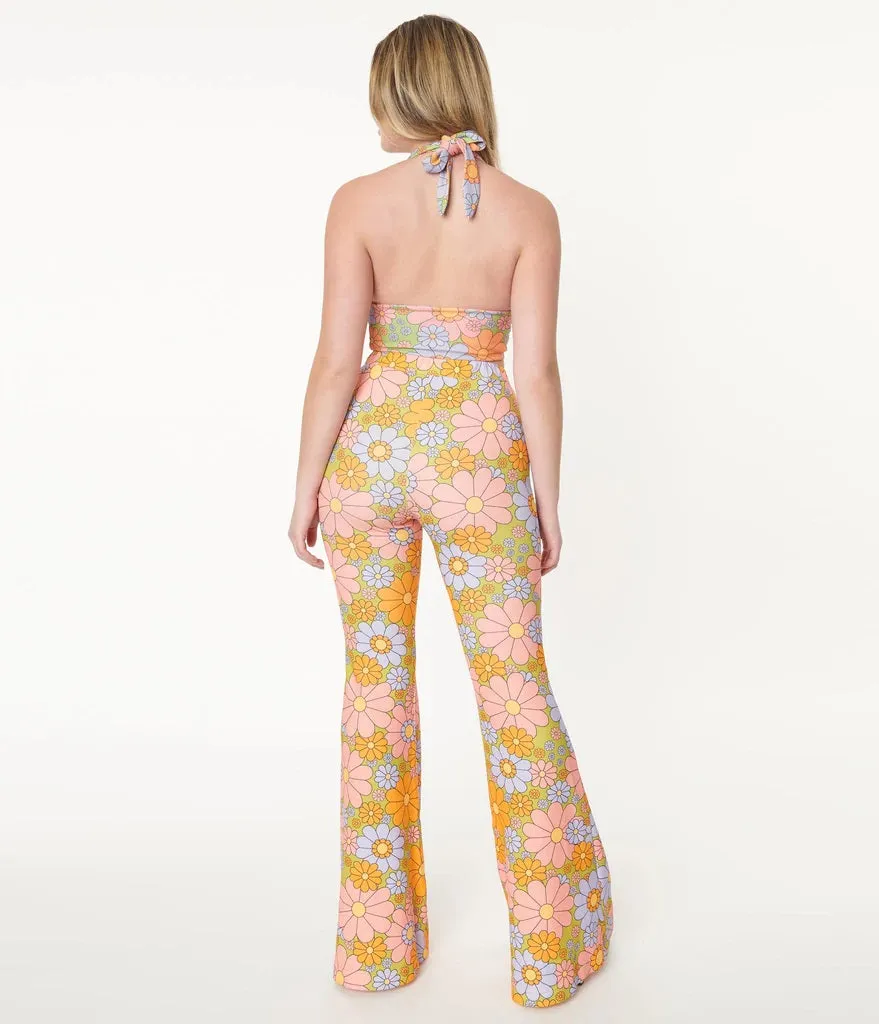 70's Retro Daisy Find Your Flare Pants