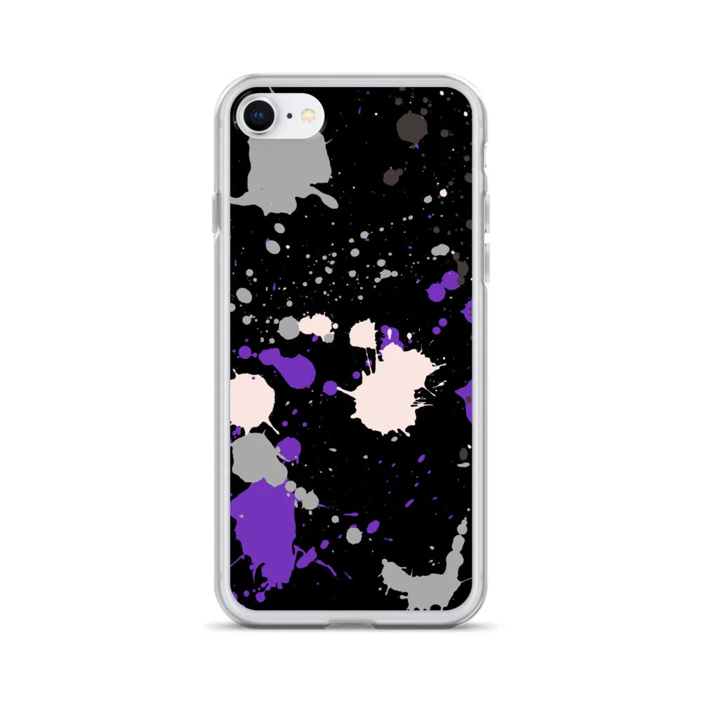 Ace Paint Splash iPhone Case