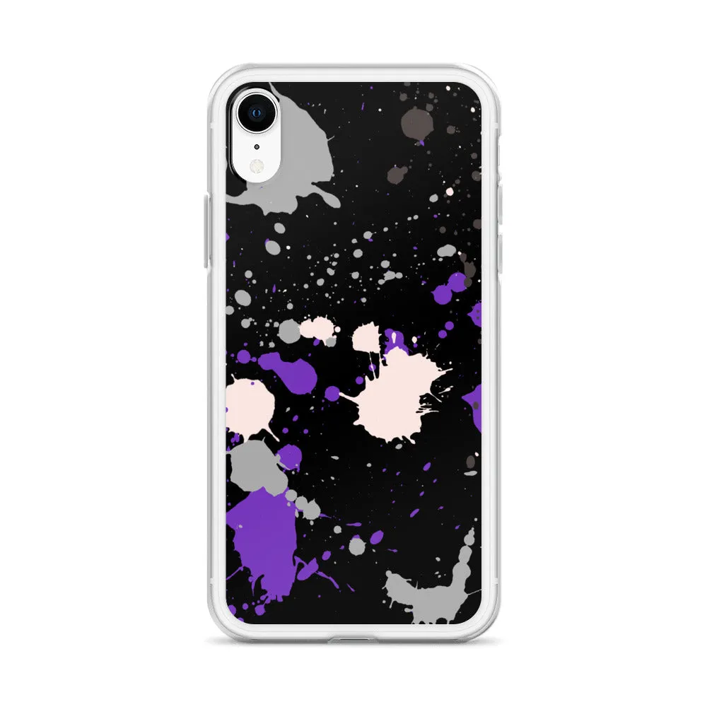 Ace Paint Splash iPhone Case