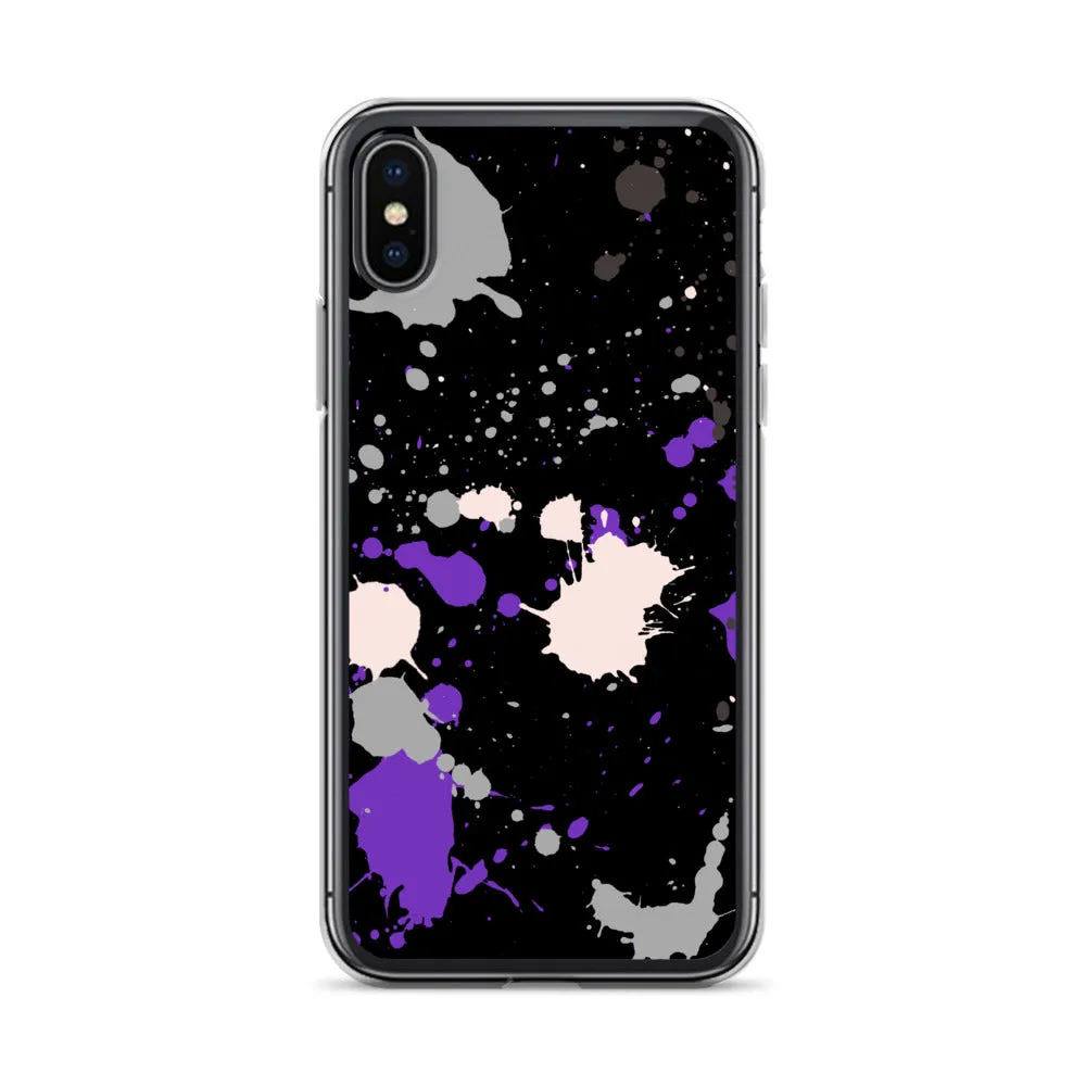 Ace Paint Splash iPhone Case