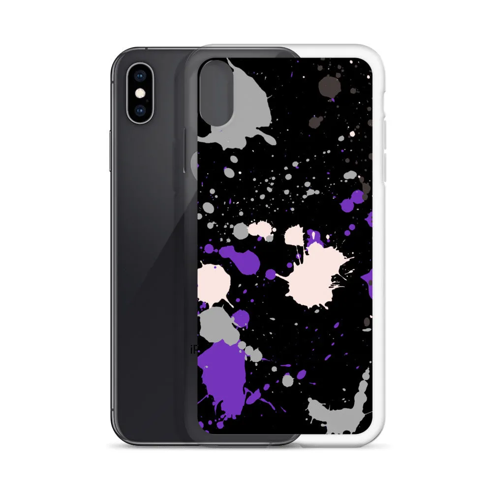 Ace Paint Splash iPhone Case