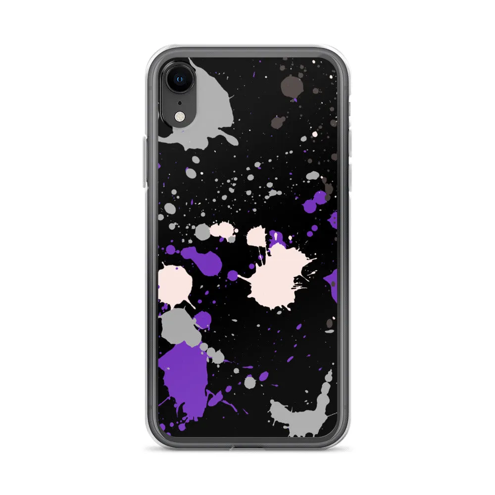 Ace Paint Splash iPhone Case