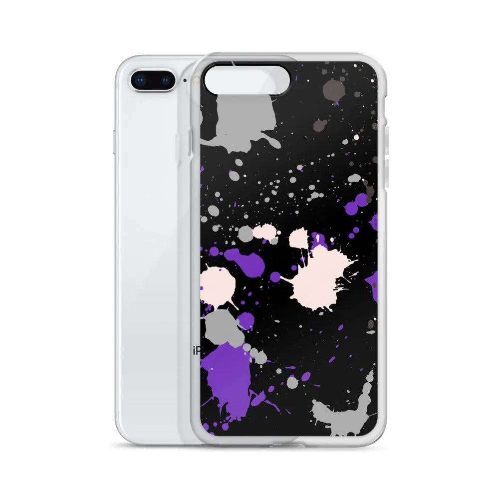 Ace Paint Splash iPhone Case