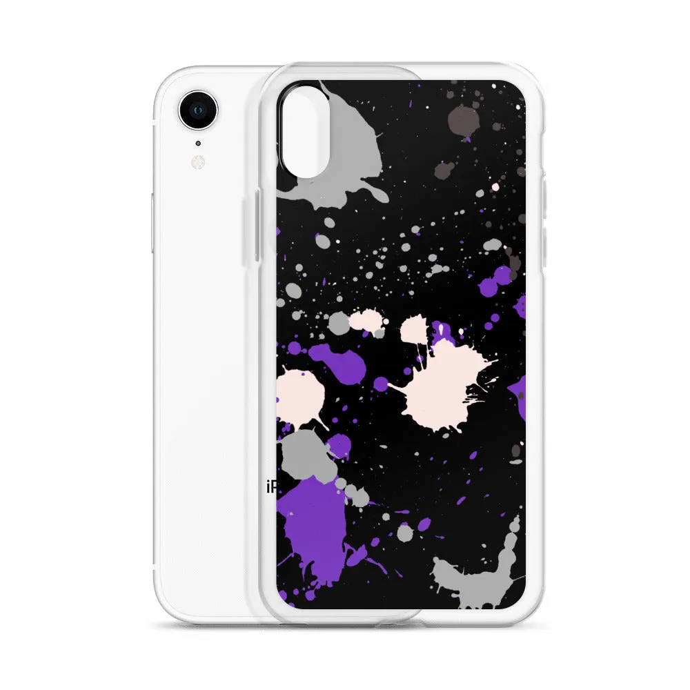 Ace Paint Splash iPhone Case