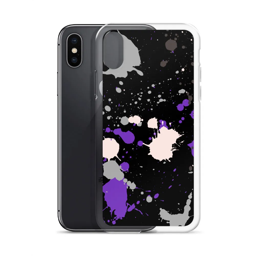 Ace Paint Splash iPhone Case