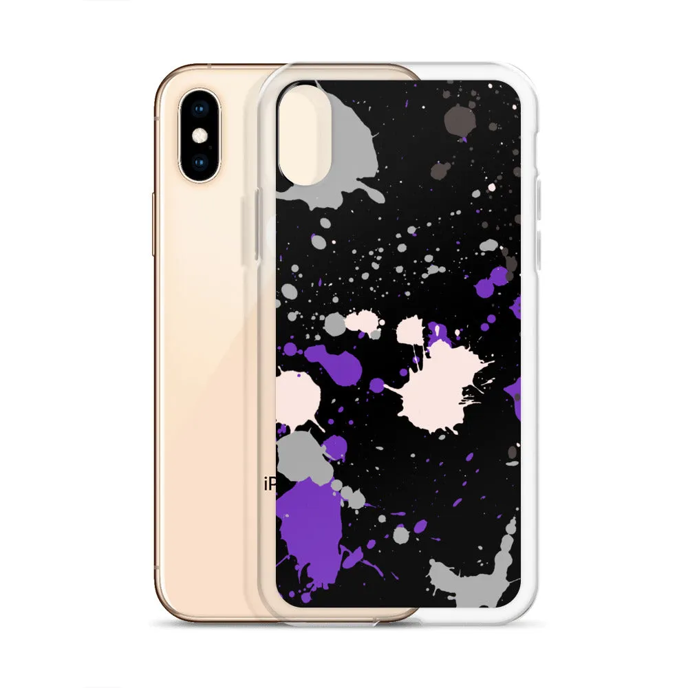 Ace Paint Splash iPhone Case