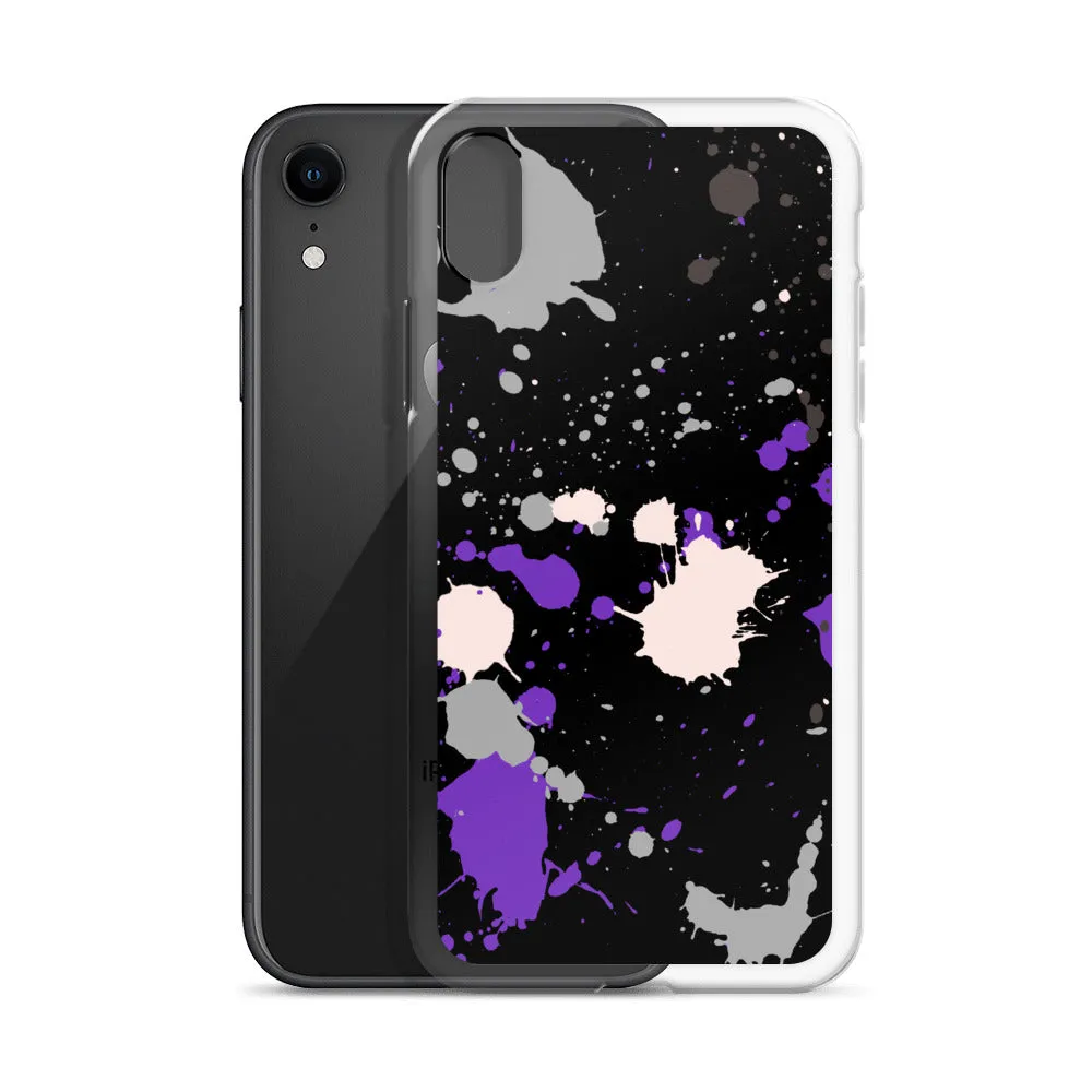 Ace Paint Splash iPhone Case