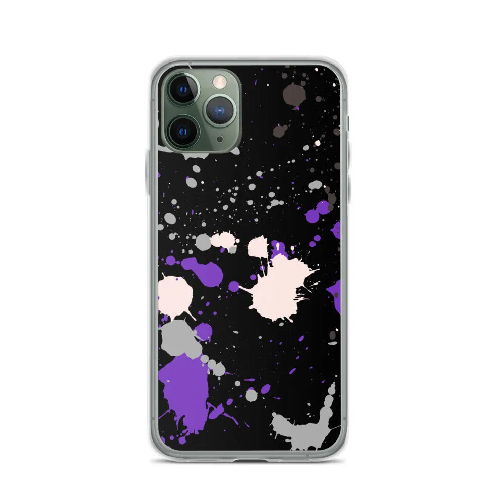 Ace Paint Splash iPhone Case