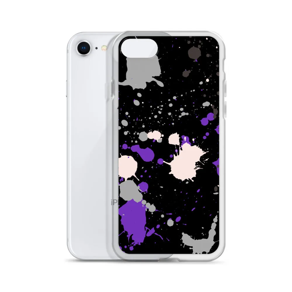 Ace Paint Splash iPhone Case