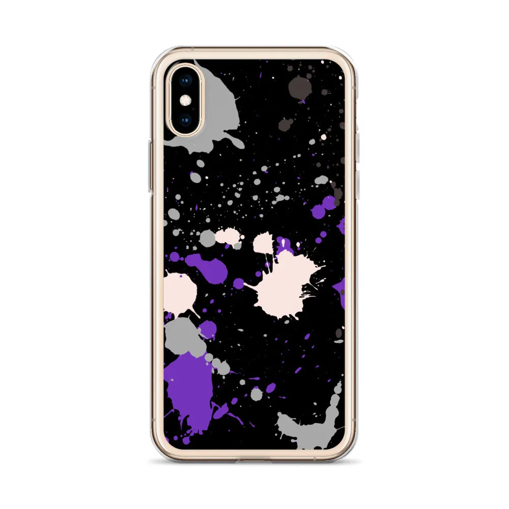 Ace Paint Splash iPhone Case