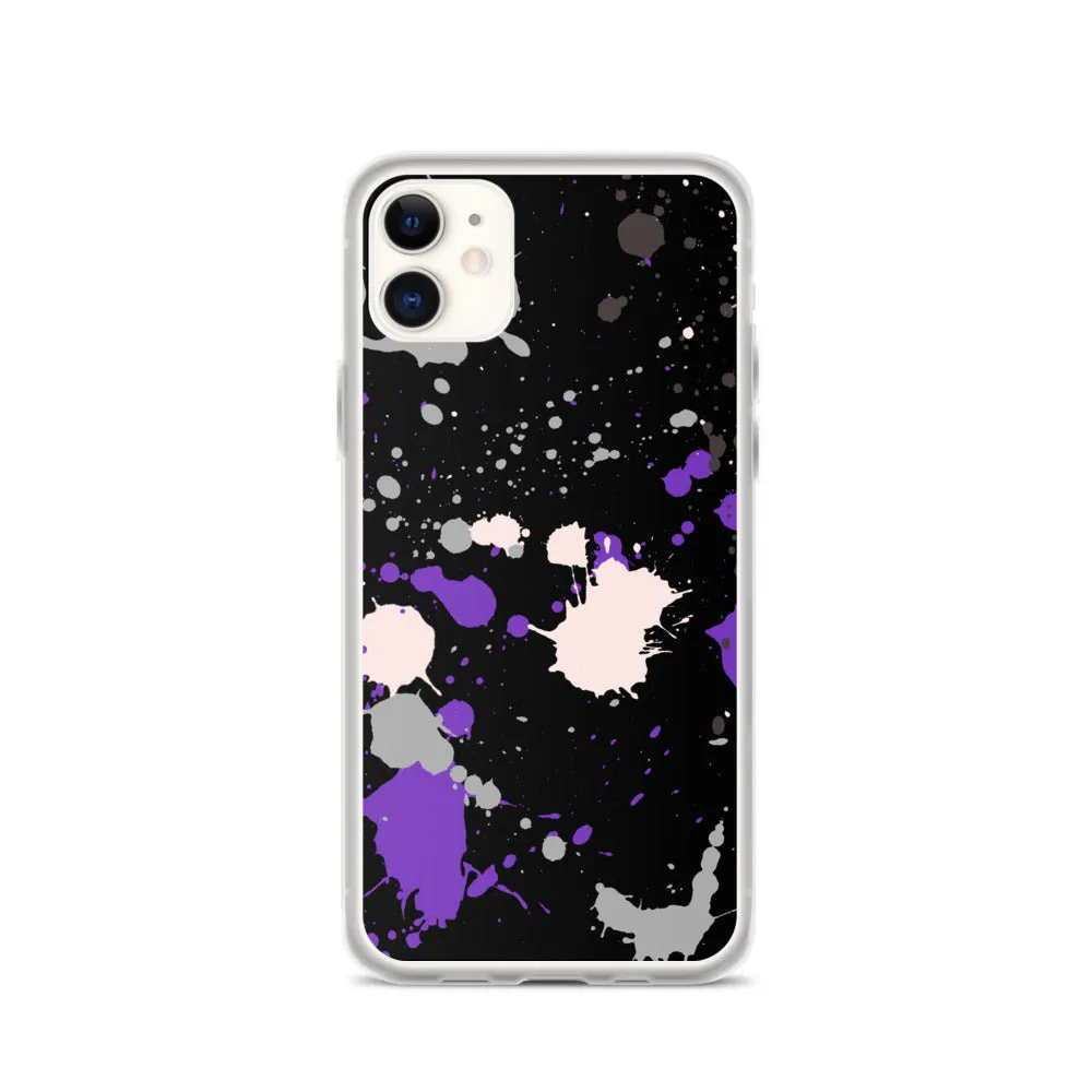 Ace Paint Splash iPhone Case