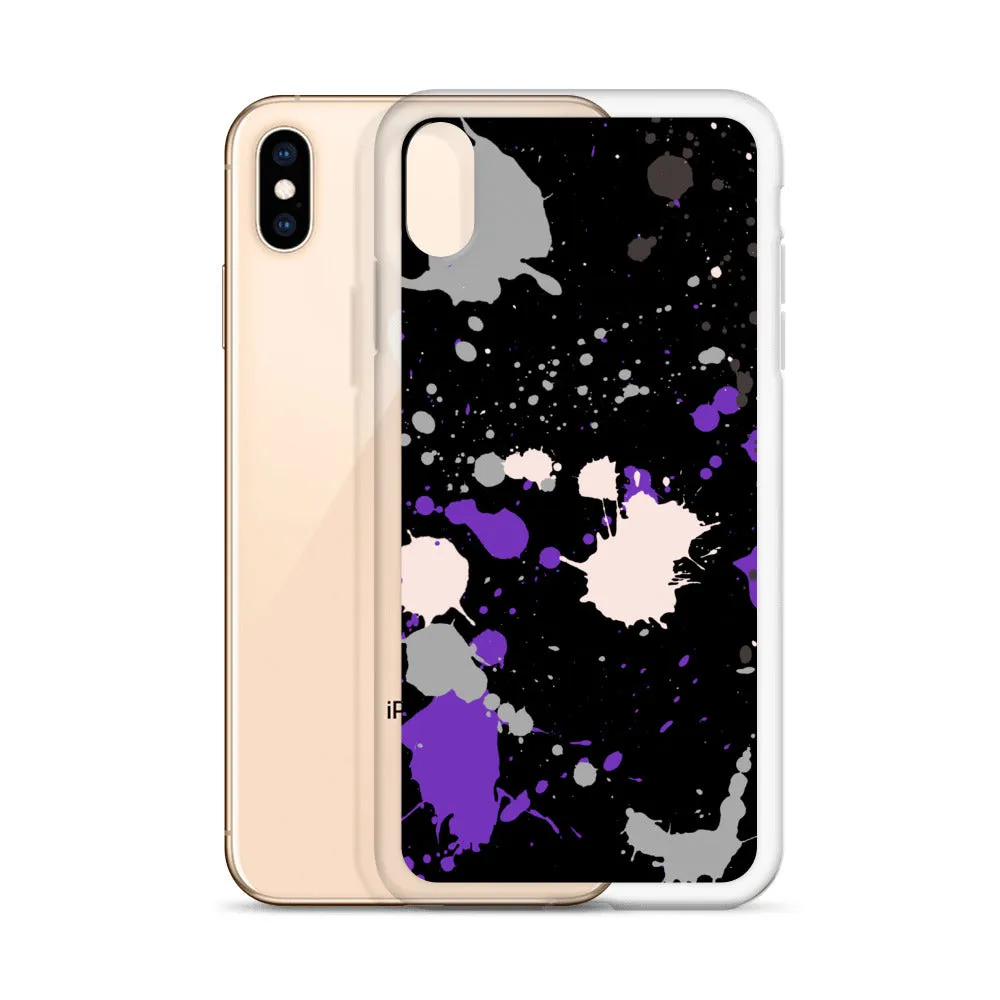 Ace Paint Splash iPhone Case