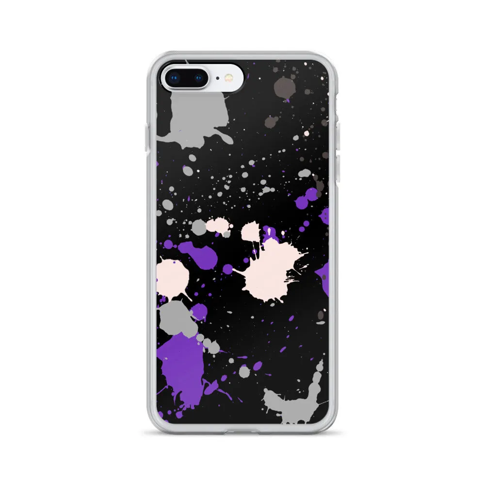 Ace Paint Splash iPhone Case