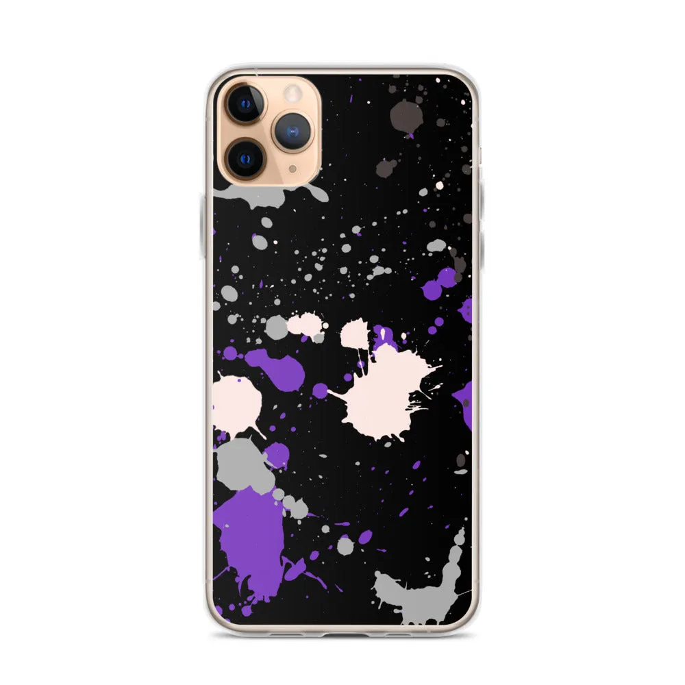 Ace Paint Splash iPhone Case