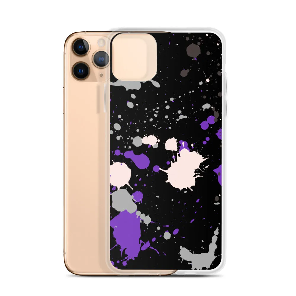 Ace Paint Splash iPhone Case