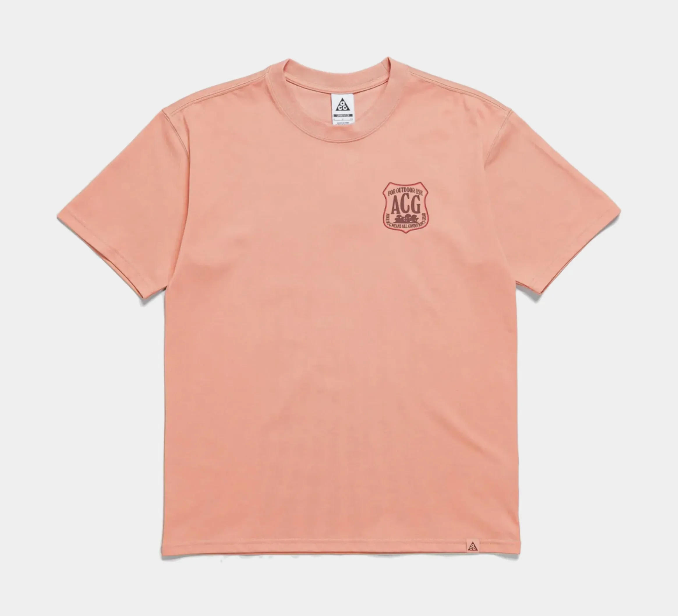 ACG Outdoor Mens Short Sleeve Shirt (Pink)