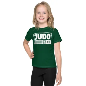 Active Lifestyle Gear: Girl's Short Sleeve Judo Rash Guard - Sherwood Forest