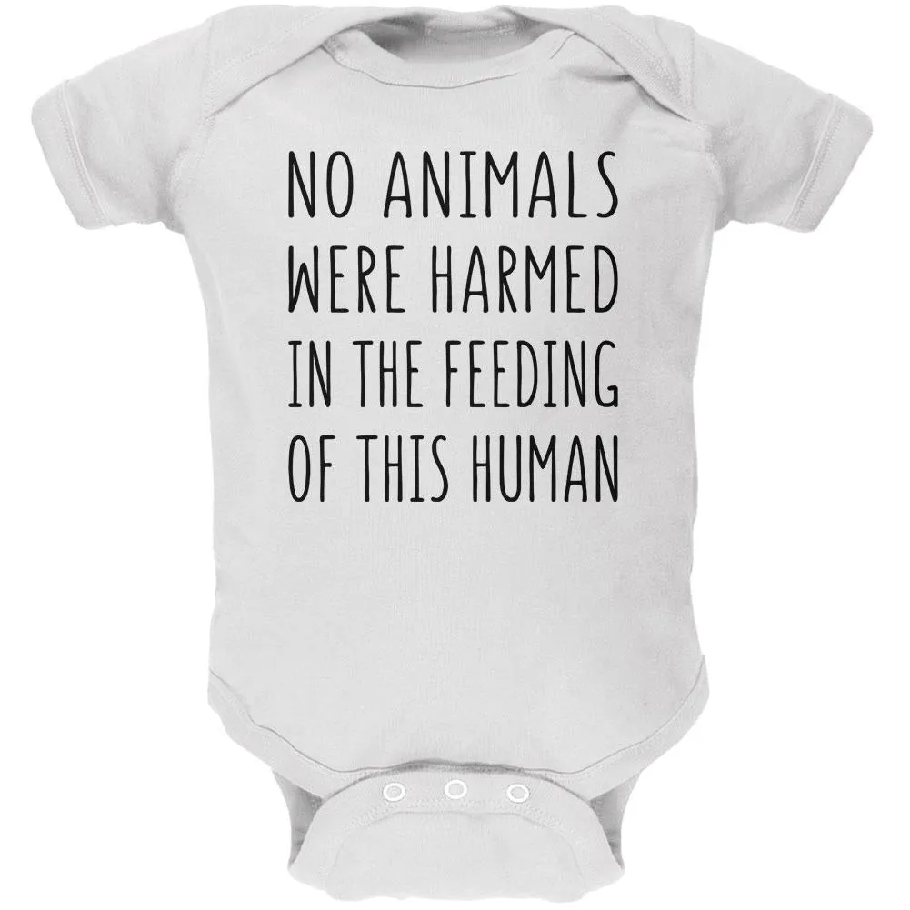 Activist No Animals Were Harmed in the Feeding of this Human Soft Baby One Piece