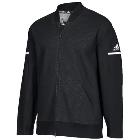 adidas Men's Black/White Squad Bomber Jacket