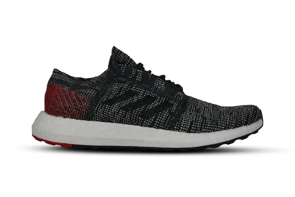 ADIDAS PUREBOOST GO "Grey/Core Black/Red"