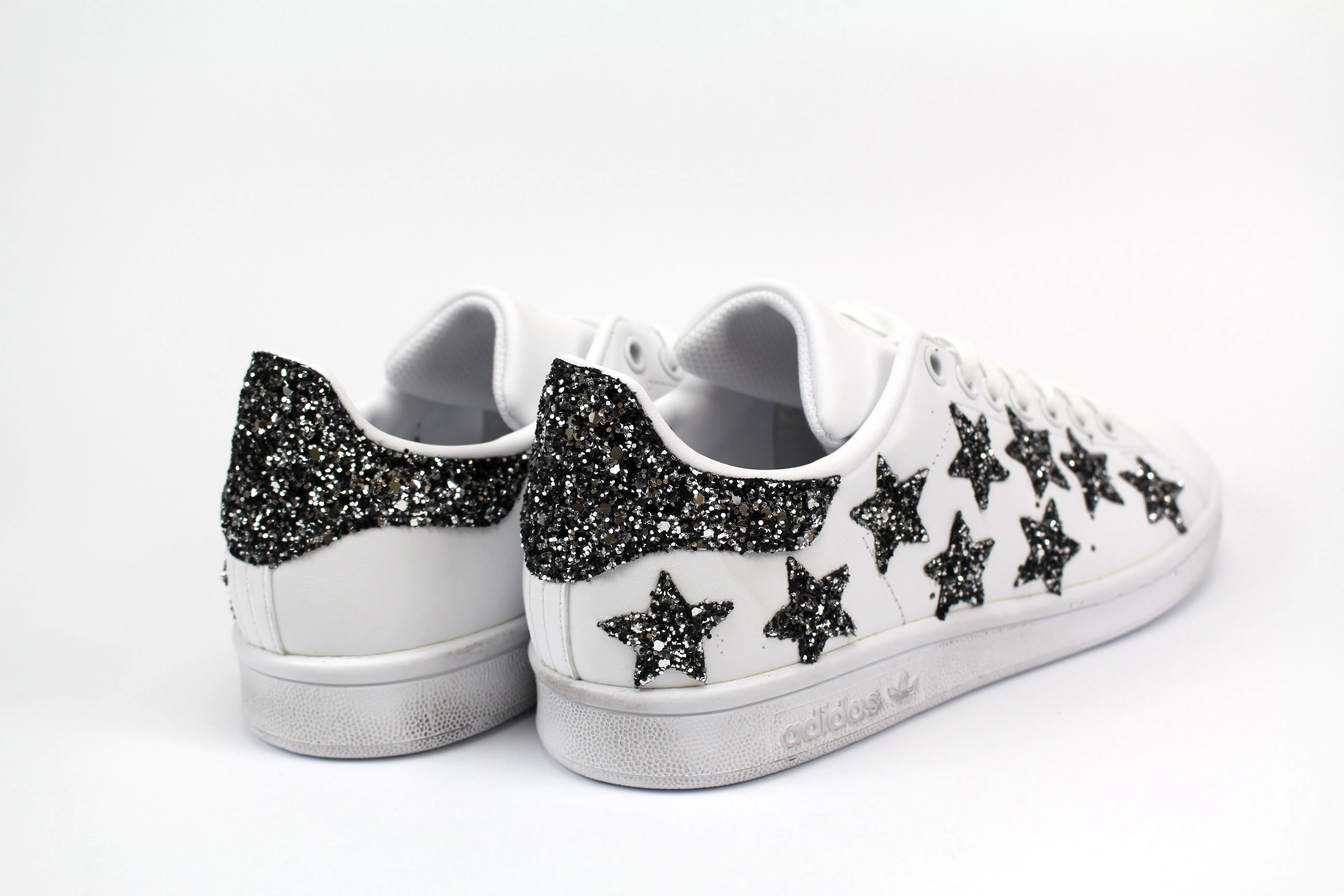 Adidas Stan Smith Stelline Glitter Black Silver