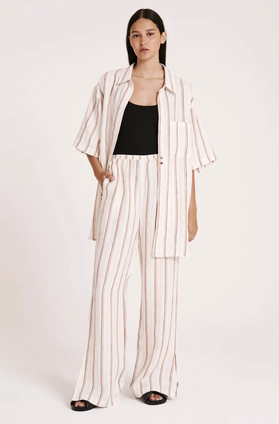 Aisha Linen Pant Stripe