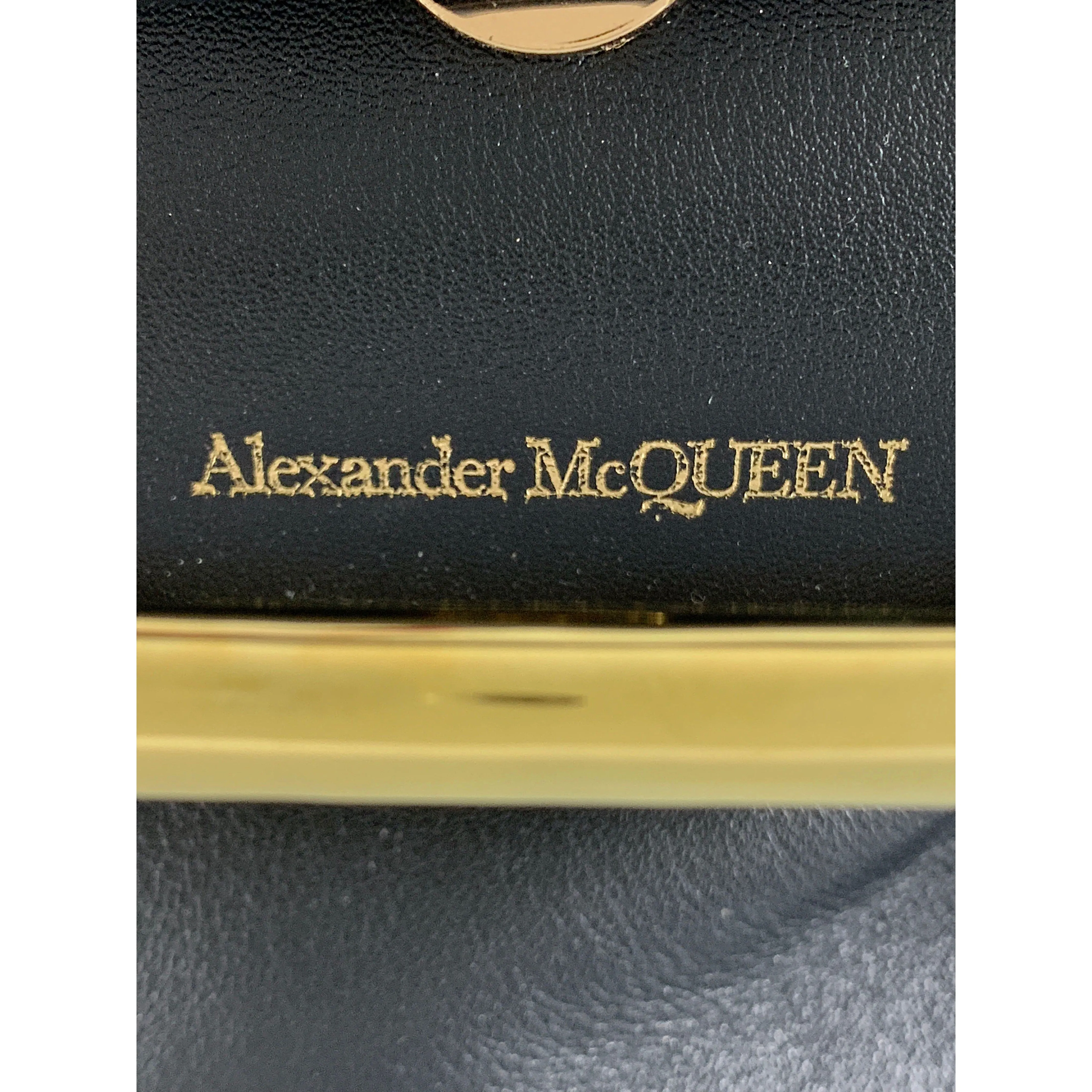 Alexander McQueen/Cross Body Bag/Black/Leather/610021・553051