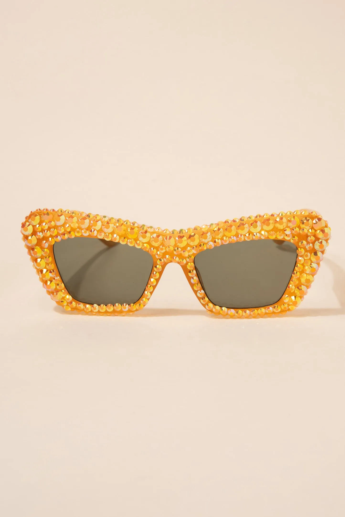 Alison Retro Cat Eye Rhinestone Sunglasses