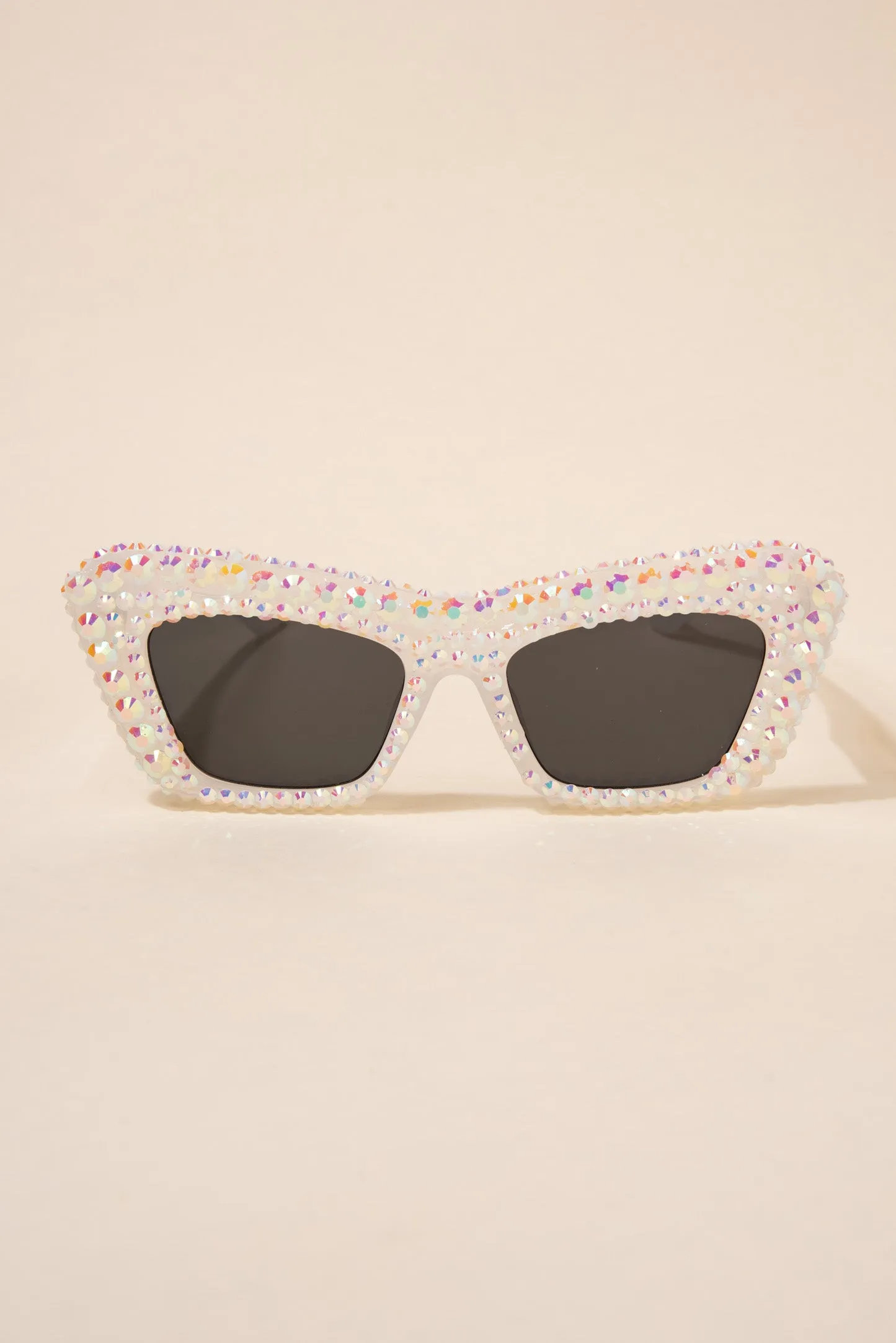 Alison Retro Cat Eye Rhinestone Sunglasses