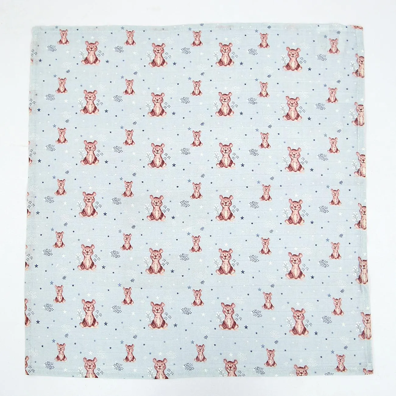 All-Over Printed Soft Cotton Baby Receiving Blanket (ST-11755)