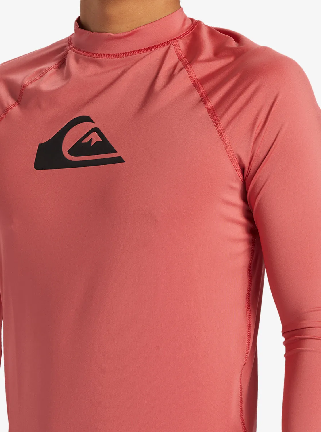 All Time Long Sleeve Upf 50 Rashguard - Mineral Red