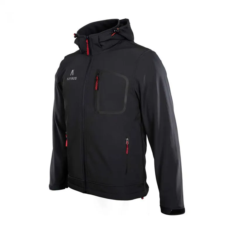 Alpinus Mens Softshell Stenshuvud Jacket - Black