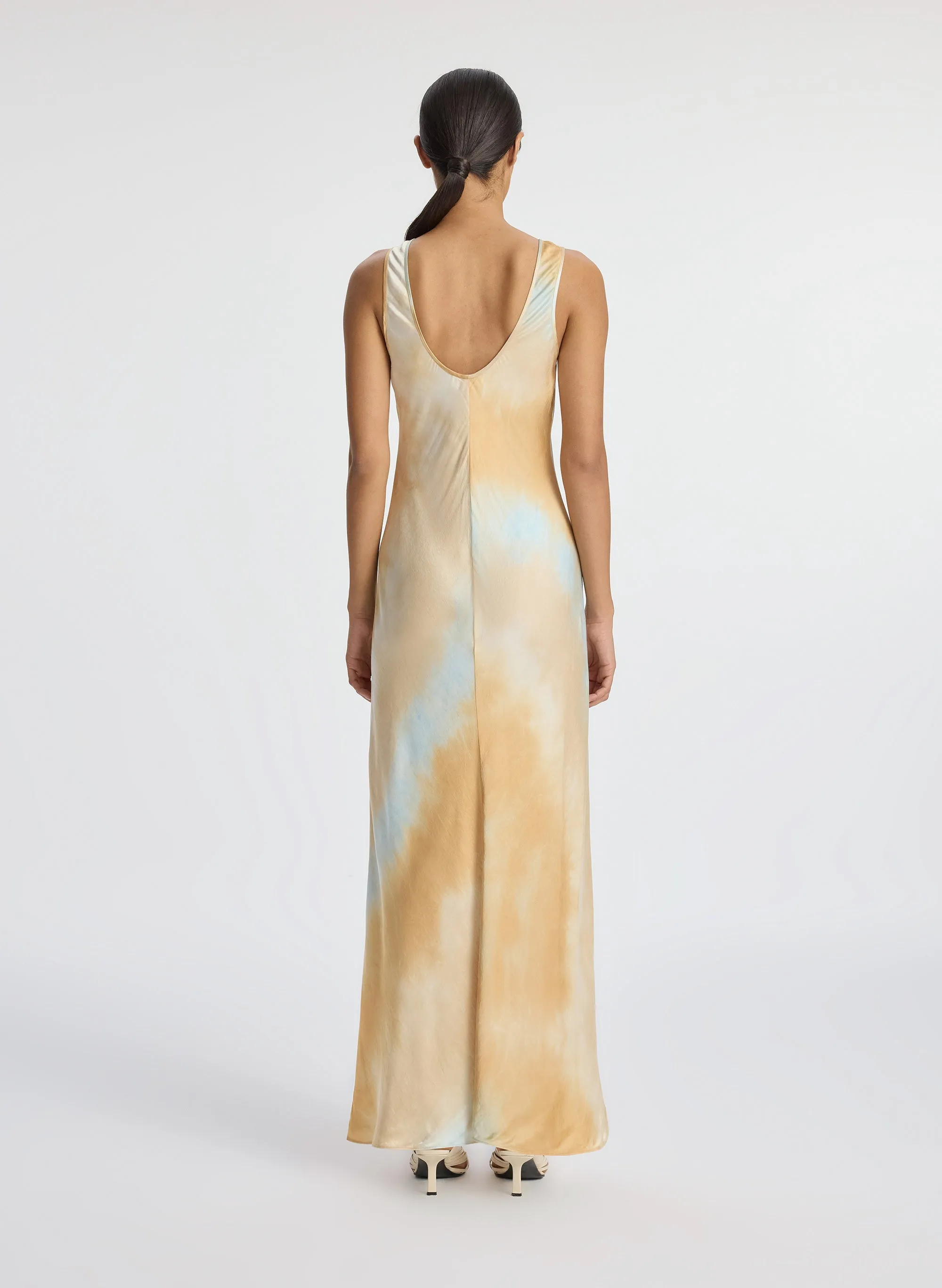 Amana Satin Maxi Dress