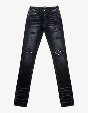 Amiri MX1 Playboy Aged Black Jeans