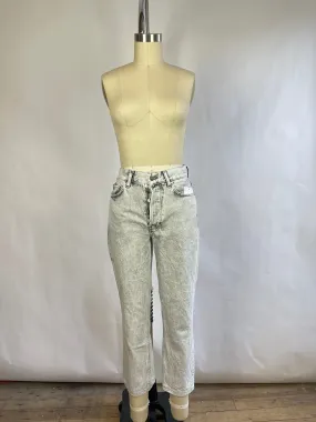 Anine Bing Grey Acid Wash Jeans (25/0)