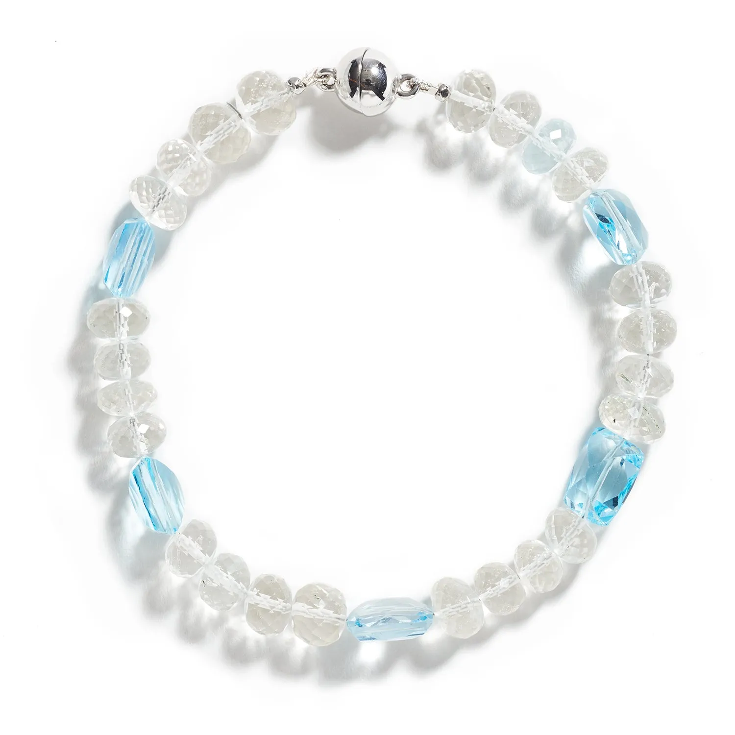 Aquamarine & Blue Topaz Bracelet