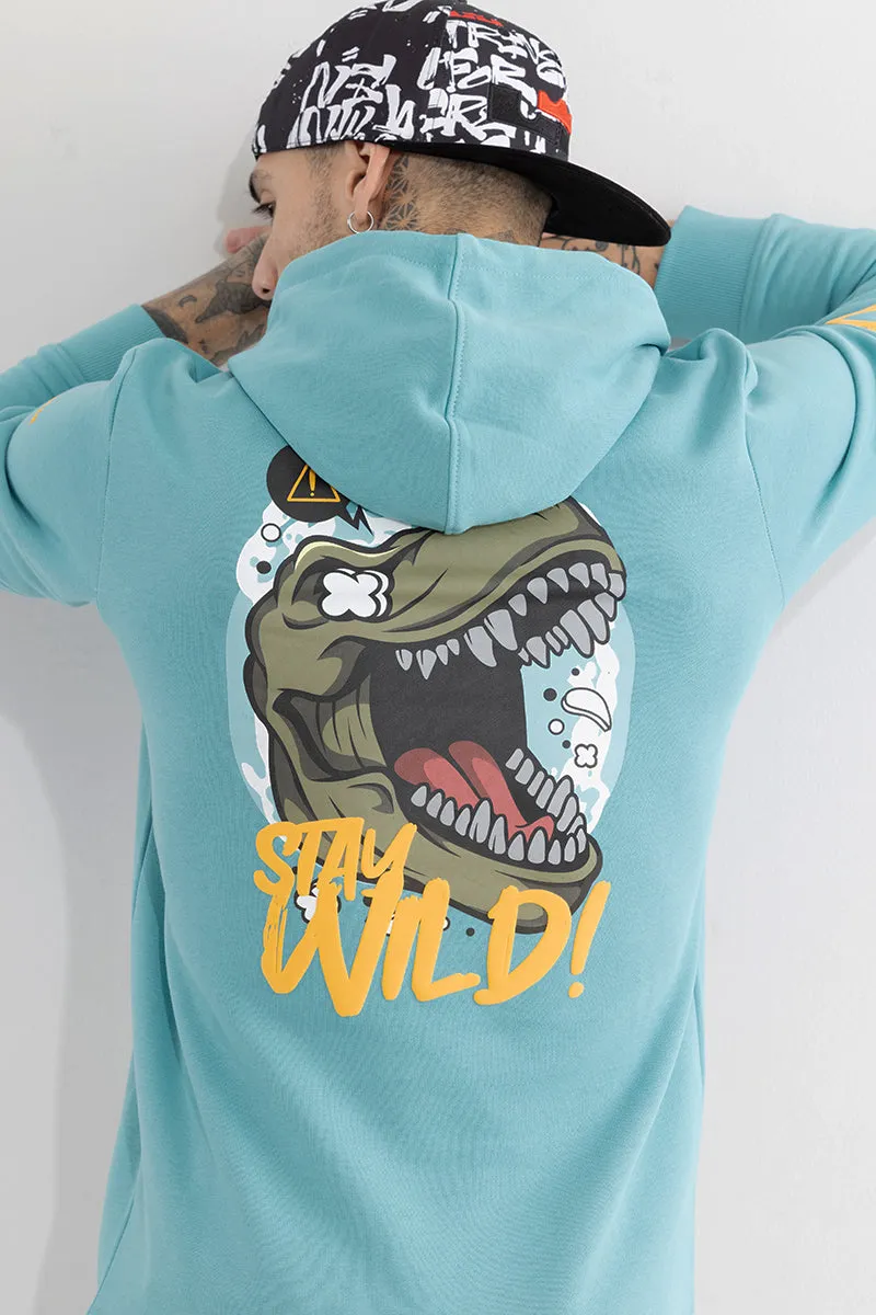 Artist Teal Blue Hoodie